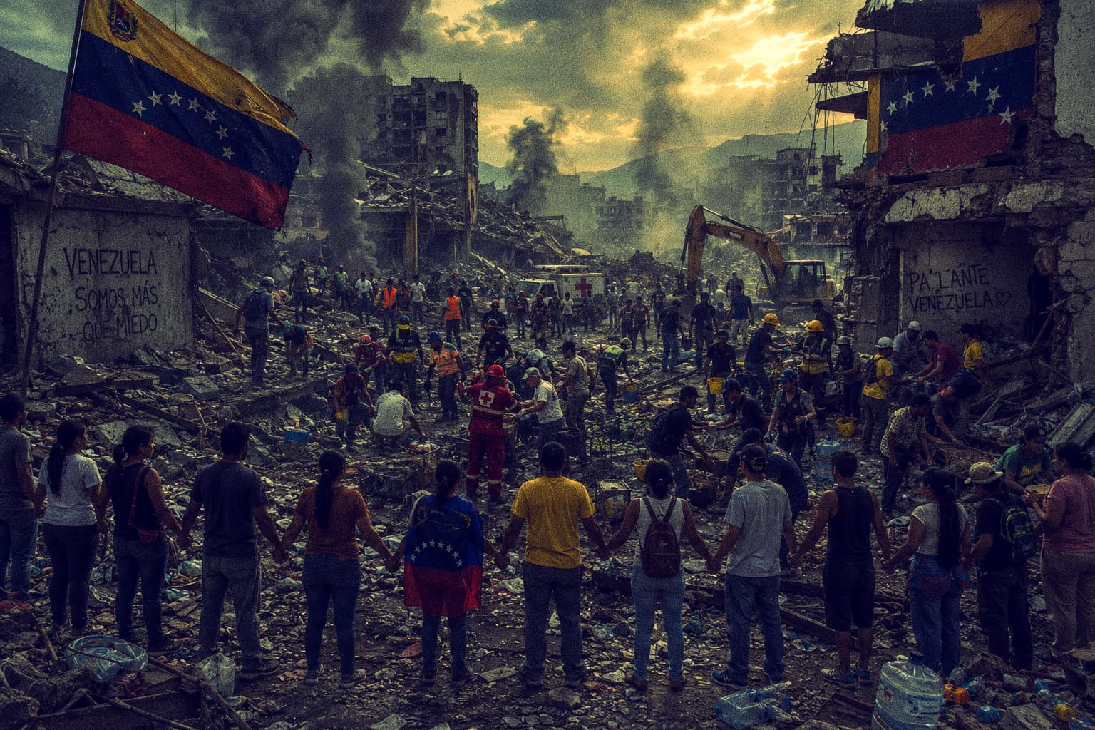 DOLOR Y MERCANCÍA EN MEDIO DEL SISMO