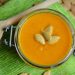 SOPA DE AUYAMA Y GUISANTES VERDES