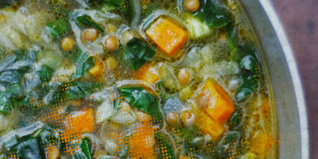 SOPA DE LENTEJAS Y LIMÓN