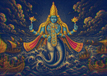 MATSYA AVATAR: EL SEÑOR VISHNU EN FORMA DE PEZ